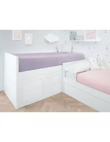 Dettagli cassetti letto compatto Lineare