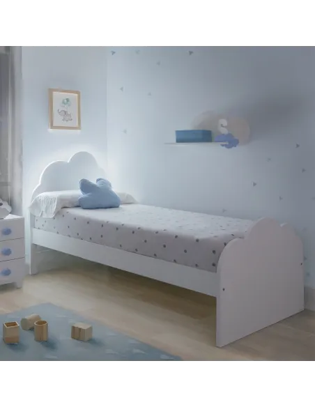 Letto Nuvola con luce