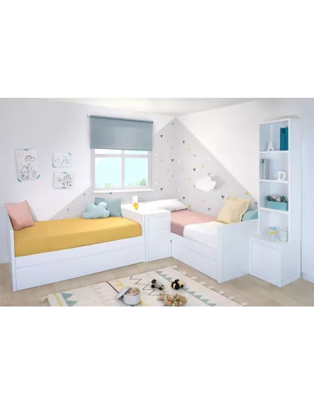 Camera per bambini doppia Lineare. Libreria