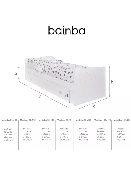 Misura letto estraibile Lineare