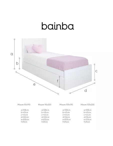 Misura Lineare letto estraibile