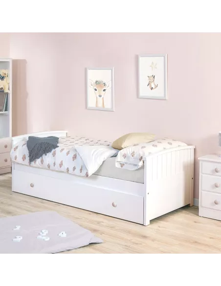  Letto per ragazzi estraibile Curvo