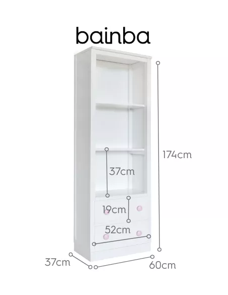 Misure libreria con cassetti