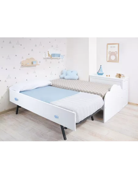 Letto estraibile per bambini Nuvola