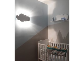 Lampada da parete Nuvola per bambini  blu
