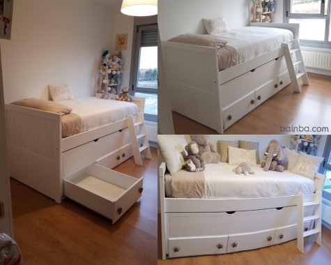 Letto compatto Origen. Modello Plafón