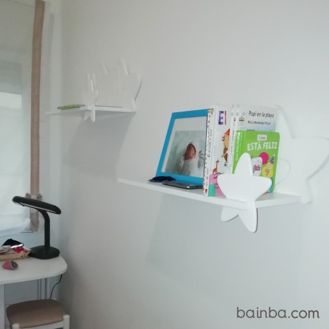 Mensola per bambini Stella Bianca 