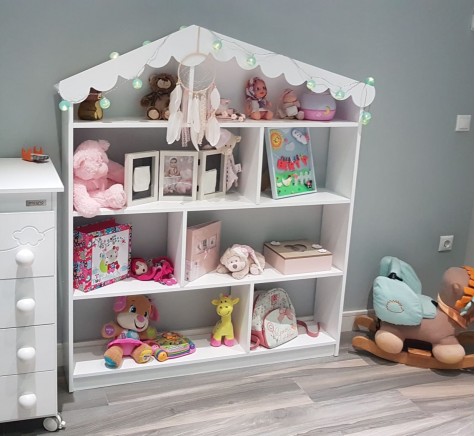 Libreria per bambine Casetta 