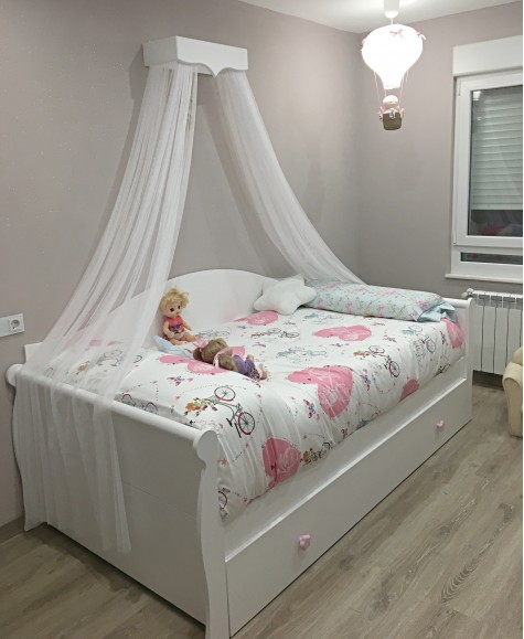 Letto Gondola con Baldacchino da letto