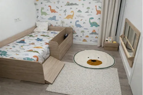 Letto montessori con contenitore