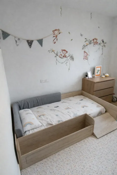 Letto montessori con contenitore