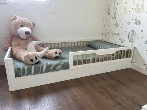 Letto montessori evolutivo bianco