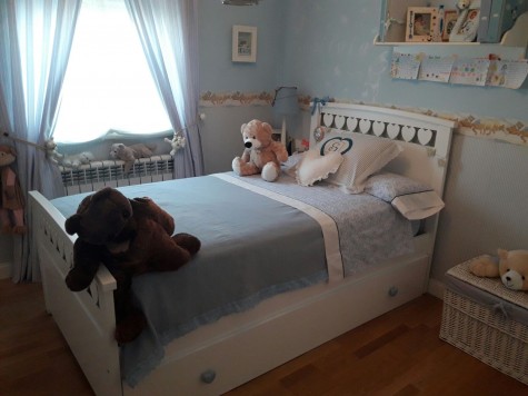 Letto estraibile per bambini Cuori 