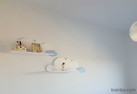 Mensola per bambini Nuvola Blu 